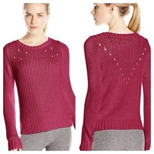 Lolë open weave sweater, small